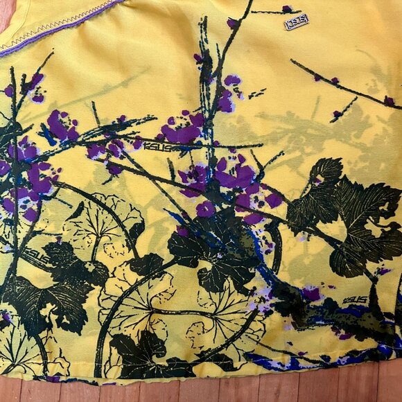 Vintage Late 90's Early 2000s, Gsus Sindustries, Floral Sheer Blouse/Tank Petite - Picture 3 of 8